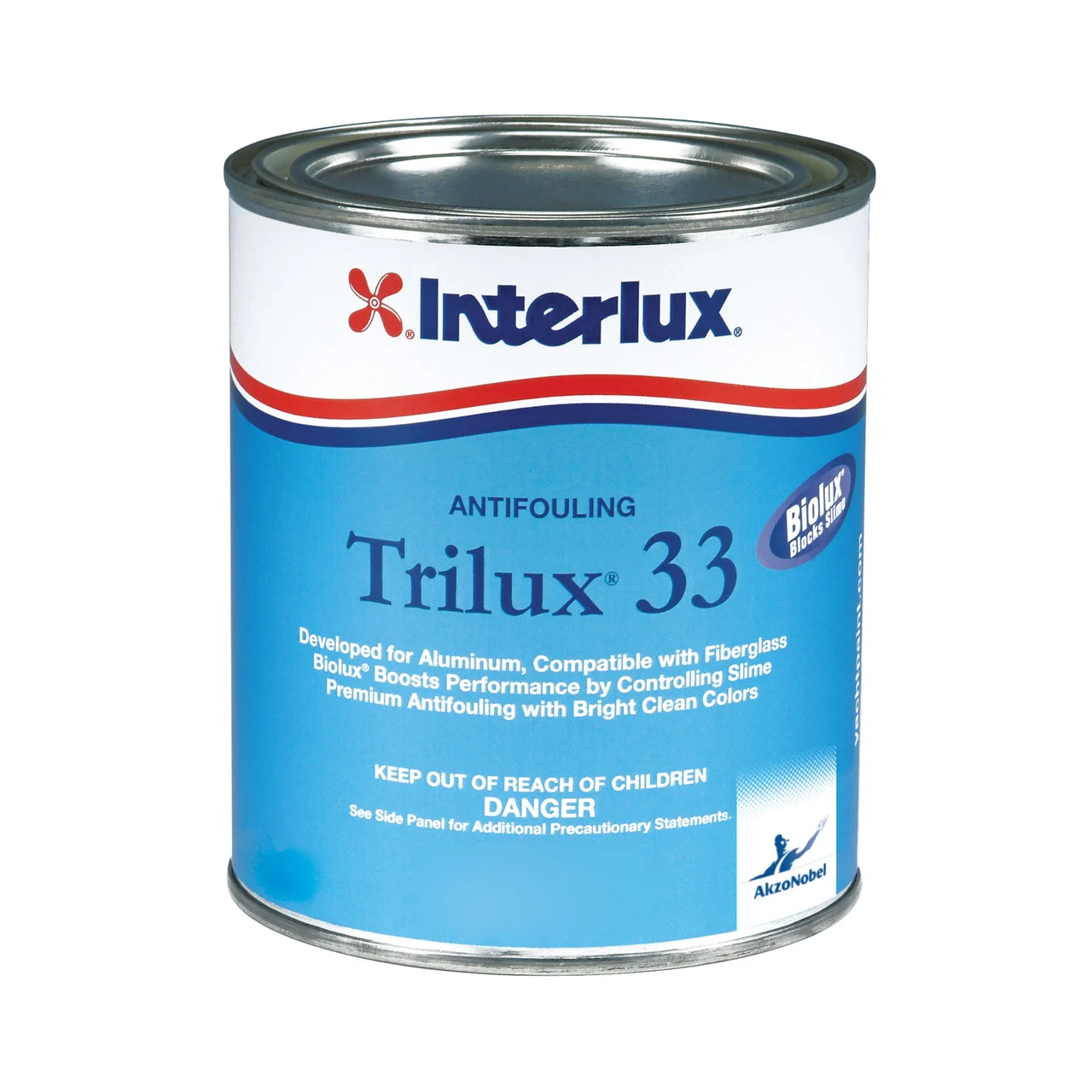Interlux Yba063/pt Trilux 33 Antifouling Paint - Black, Pint - YBA063/PT