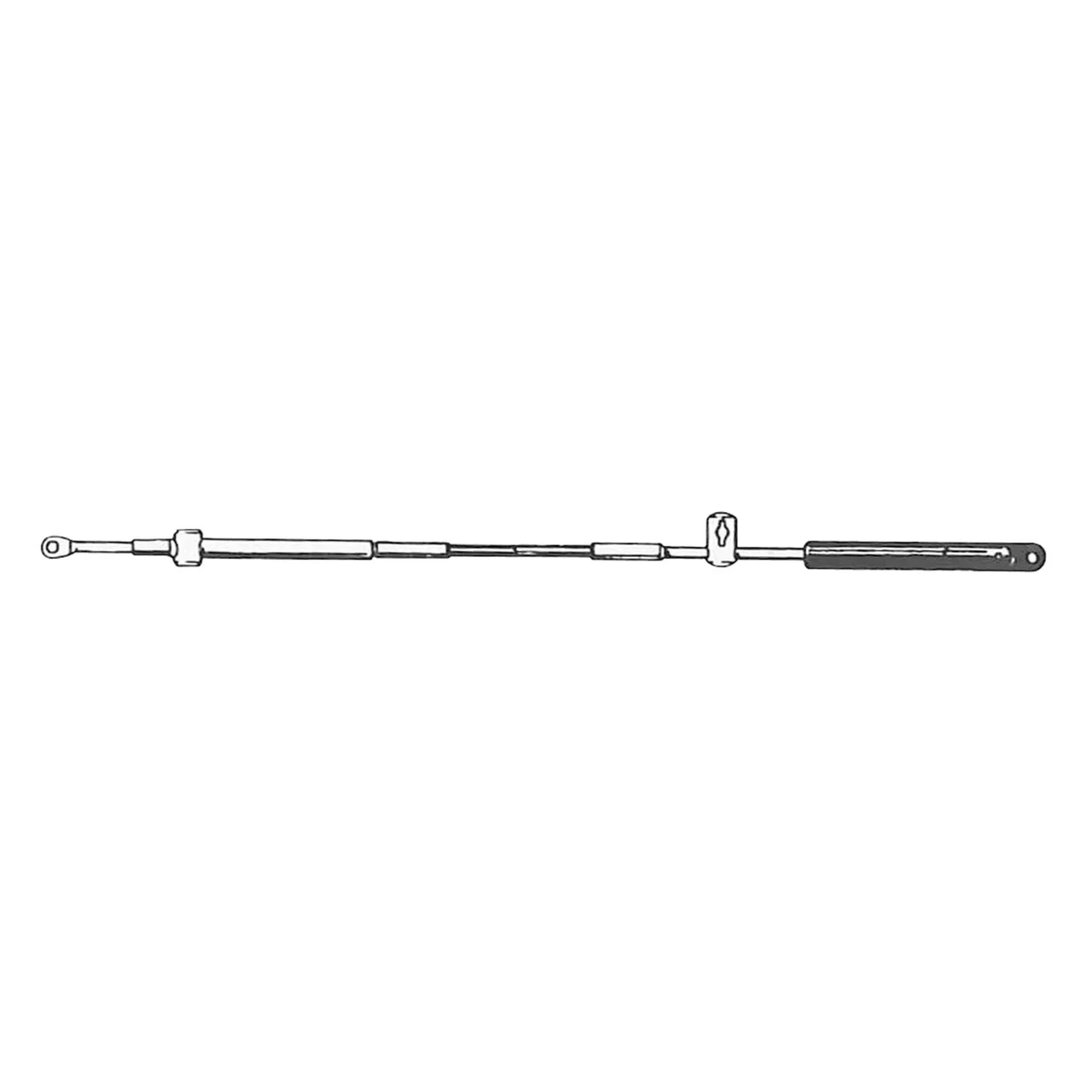Uflex C5X20 C5 Engine Control Cables for Mercury/Mercruiser/Mariner/Volvo - 20' - C5X20