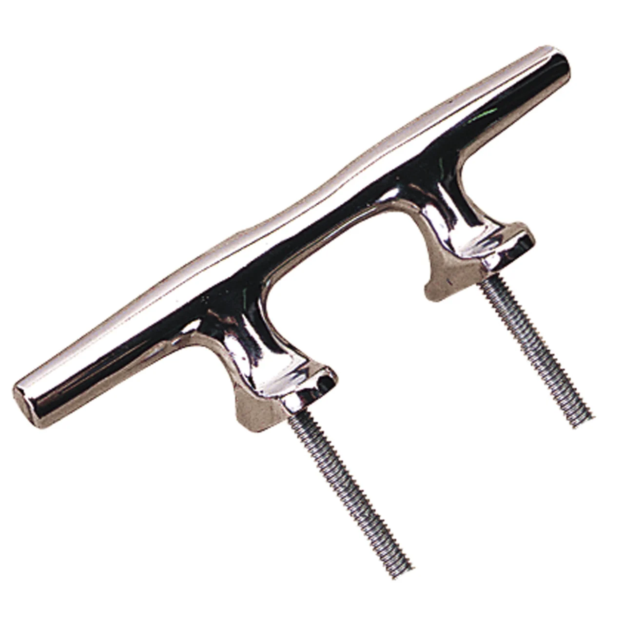 Sea-Dog 044204 Chrome Plated Open Base Cleat with Stud Mount - 4" - 44204