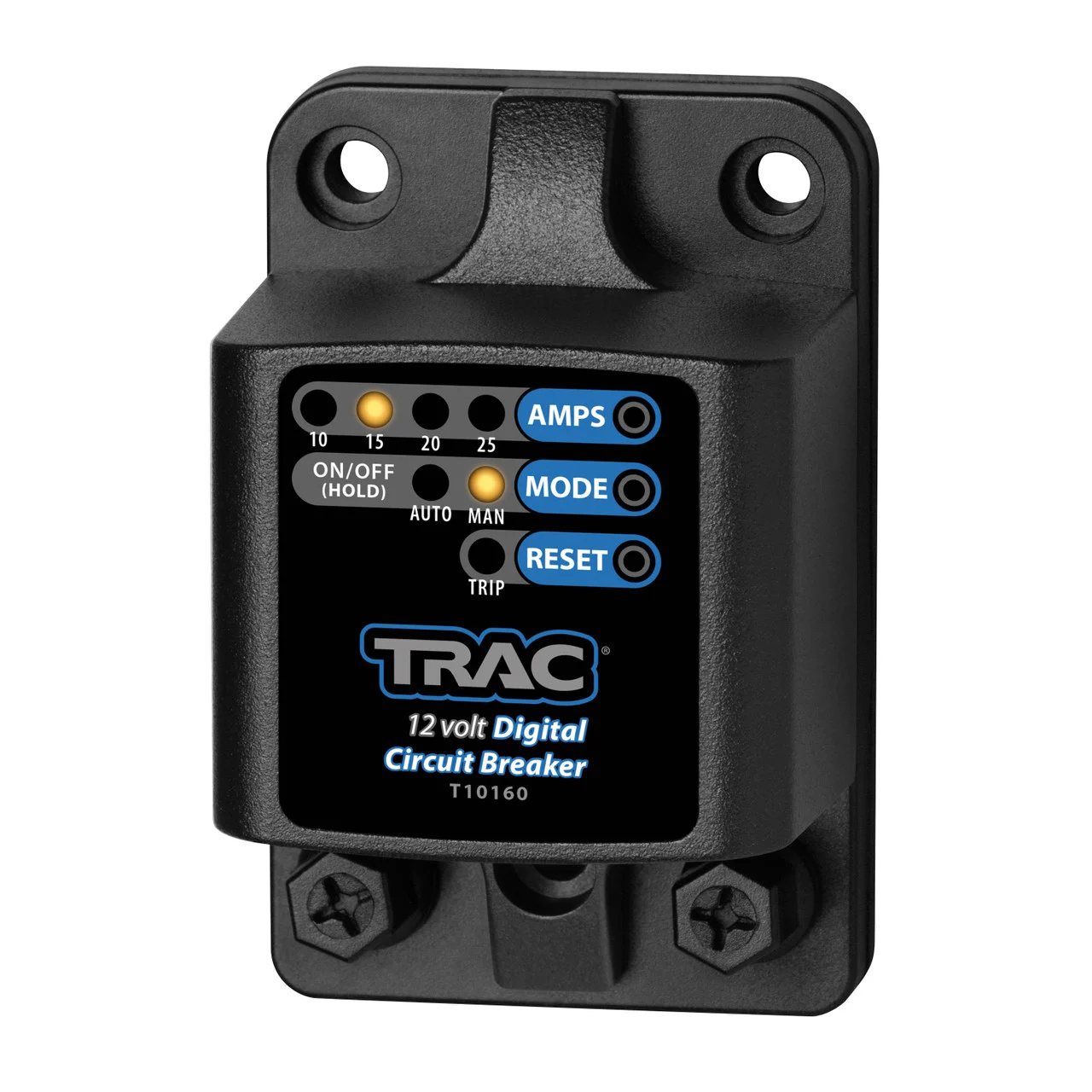 Trac T10160 12V Digital Circuit Breaker, 10-25 Amps - 69410