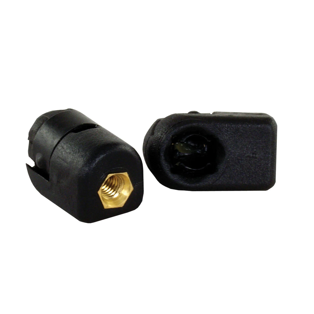 JR Products EF-PS30 Gas Spring End Fitting with Steel Spring - Pack of 2 - EF-PS30