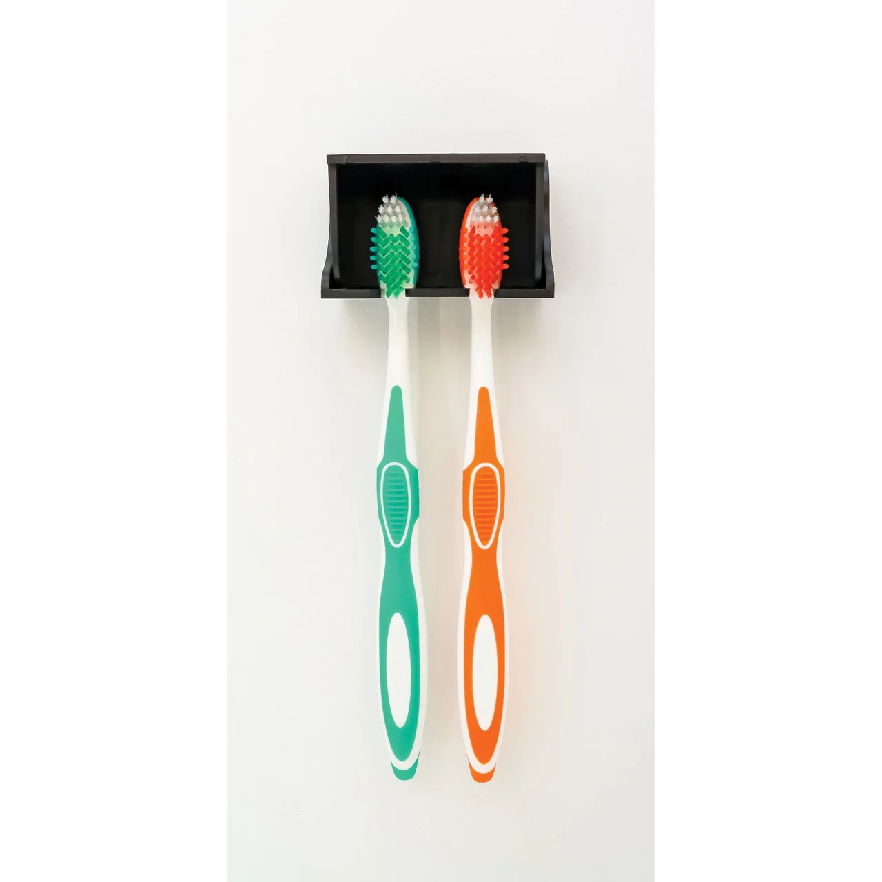 Camco 57202 Pop-A-Toothbrush - 2 Toothbrush Qty, Black - 57202