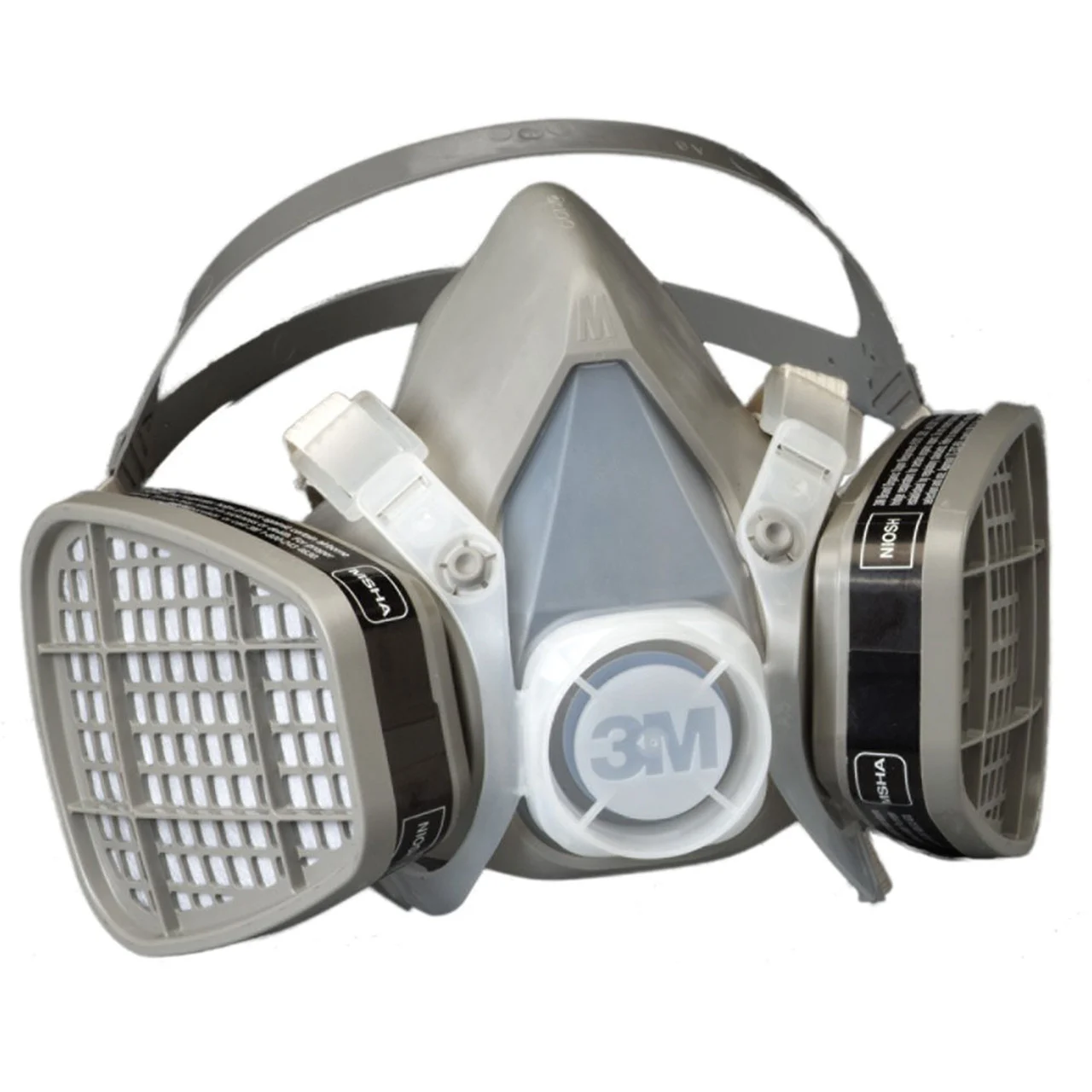 3M 5201 Half Facepiece Disposable Respirator Assembly - Organic Vapor, Medium - 7000126026