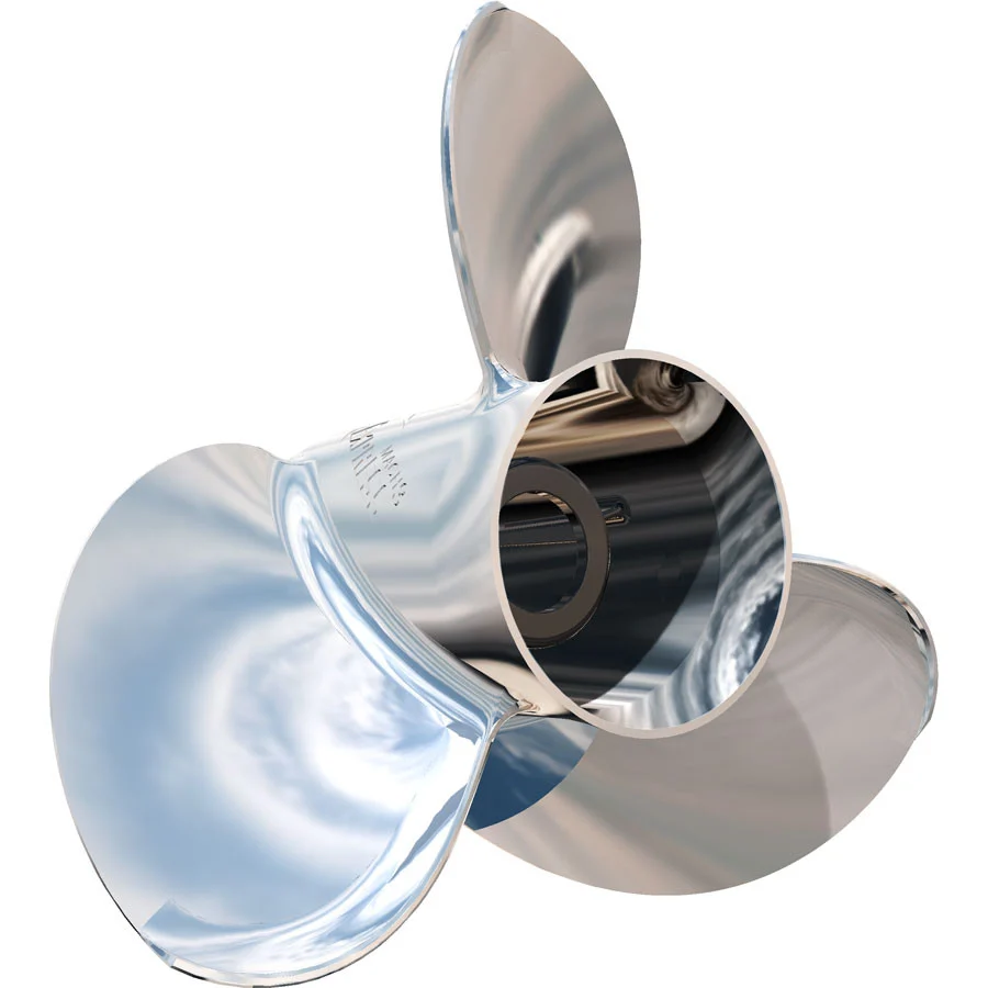 Turning Point Propellers 31301212 Express 3-Blade SS Propellers for 25-75hp Engines with 3.5" GC - 10.75" x 12", RH E1-1012 - 31301212