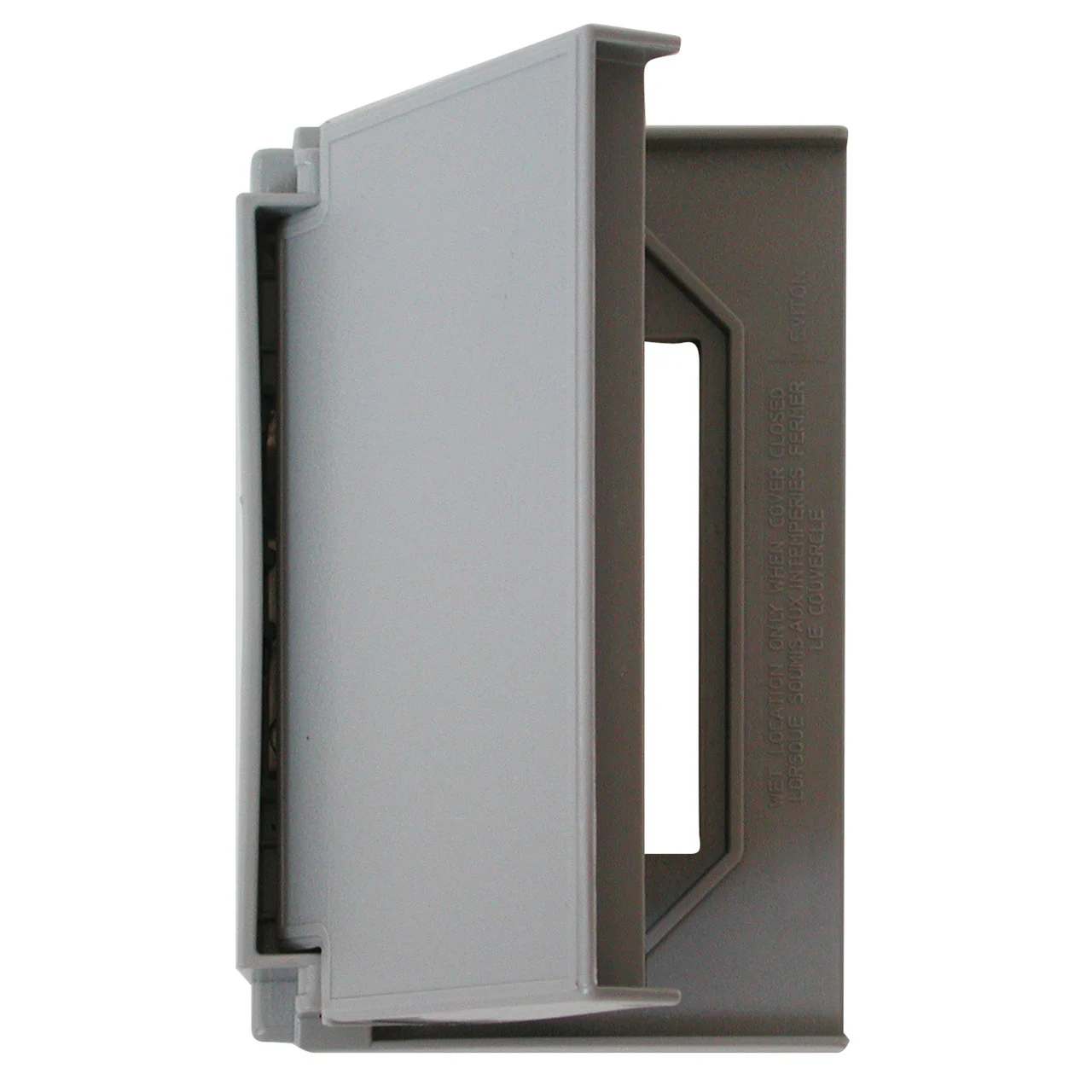 Diamond Group by Valterra DG52515VP Weatherproof Decor Receptacle Cover - Grey - DG52515VP